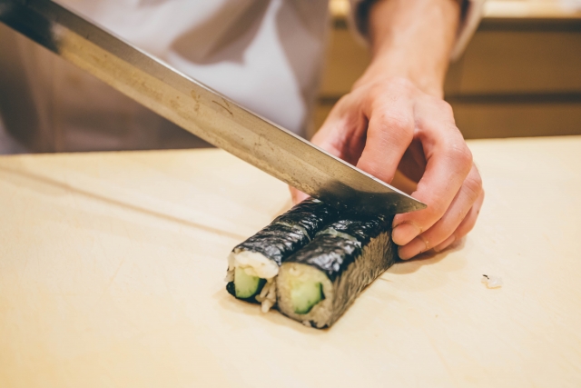 板前さんの手元